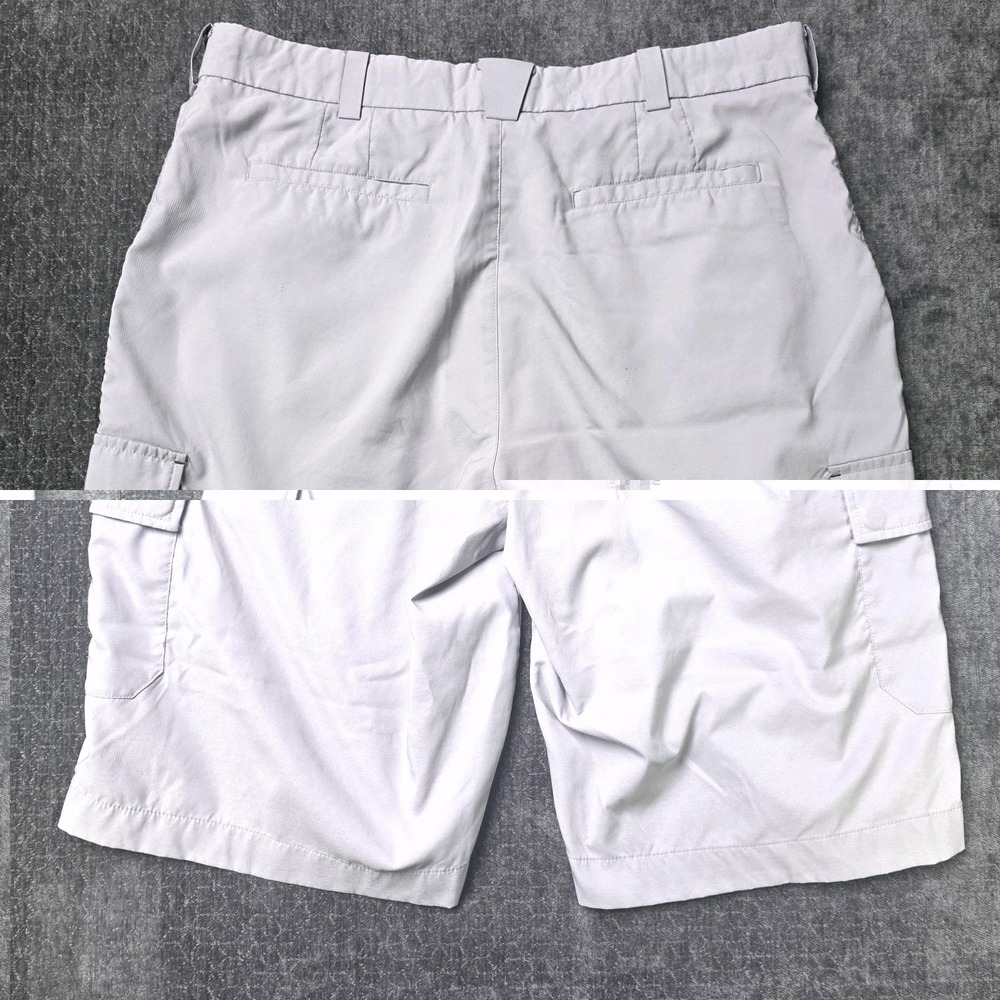 Nike Golf Cargo Shorts Mens 36 Large Gray Hiking Sports 11" Inseam Dri Fit - Picture 10 of 10